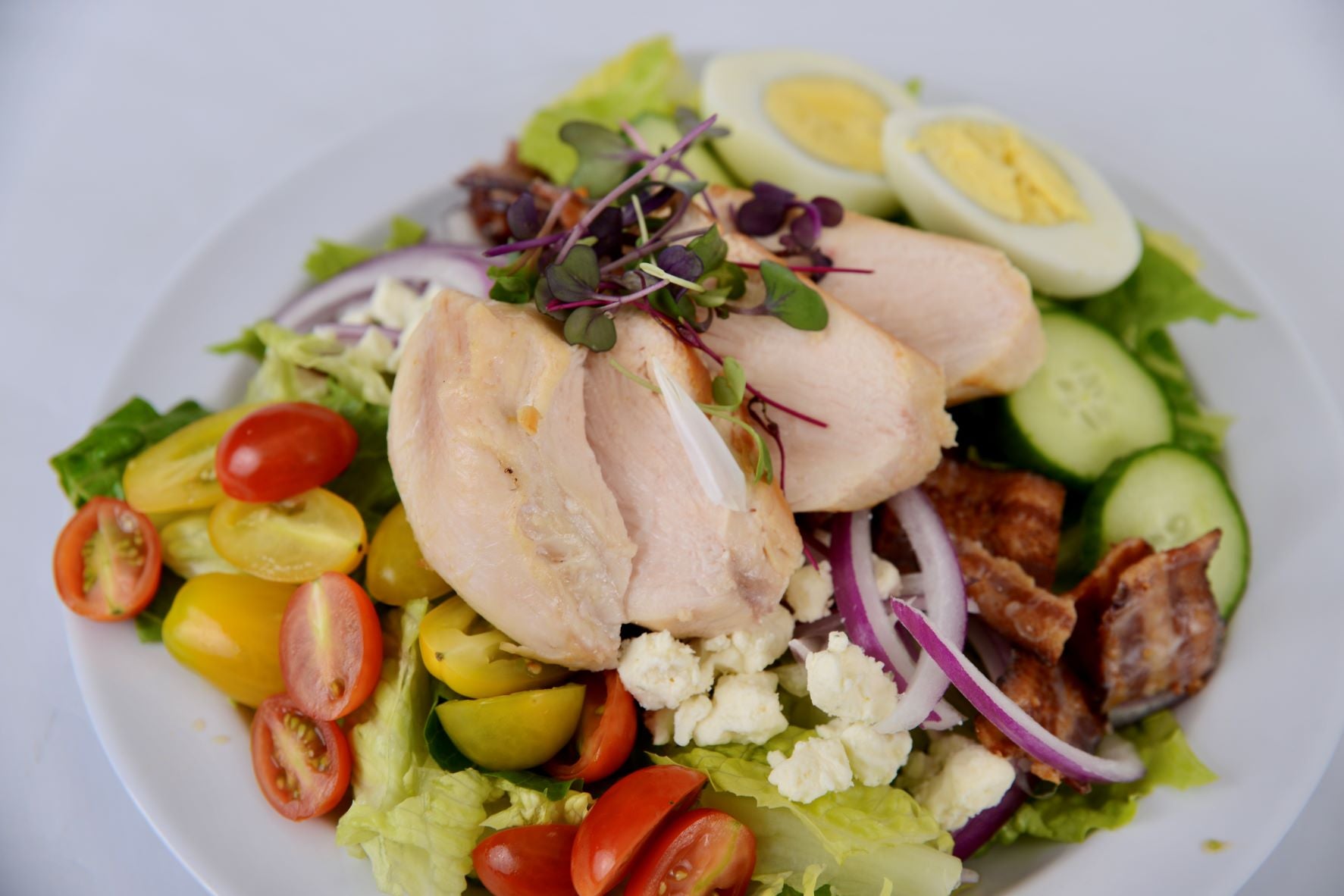 Cobb Salad w/ Chicken Breast or Salmon (Monday 5/13 Delivery)