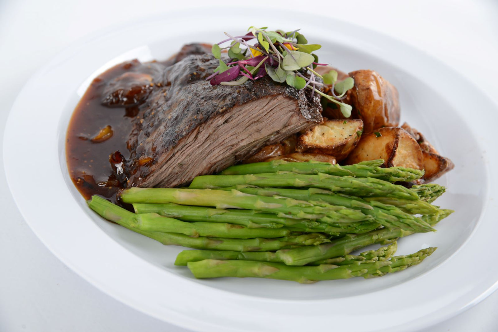 Seared Grass Fed Beef w/ Fig Demi