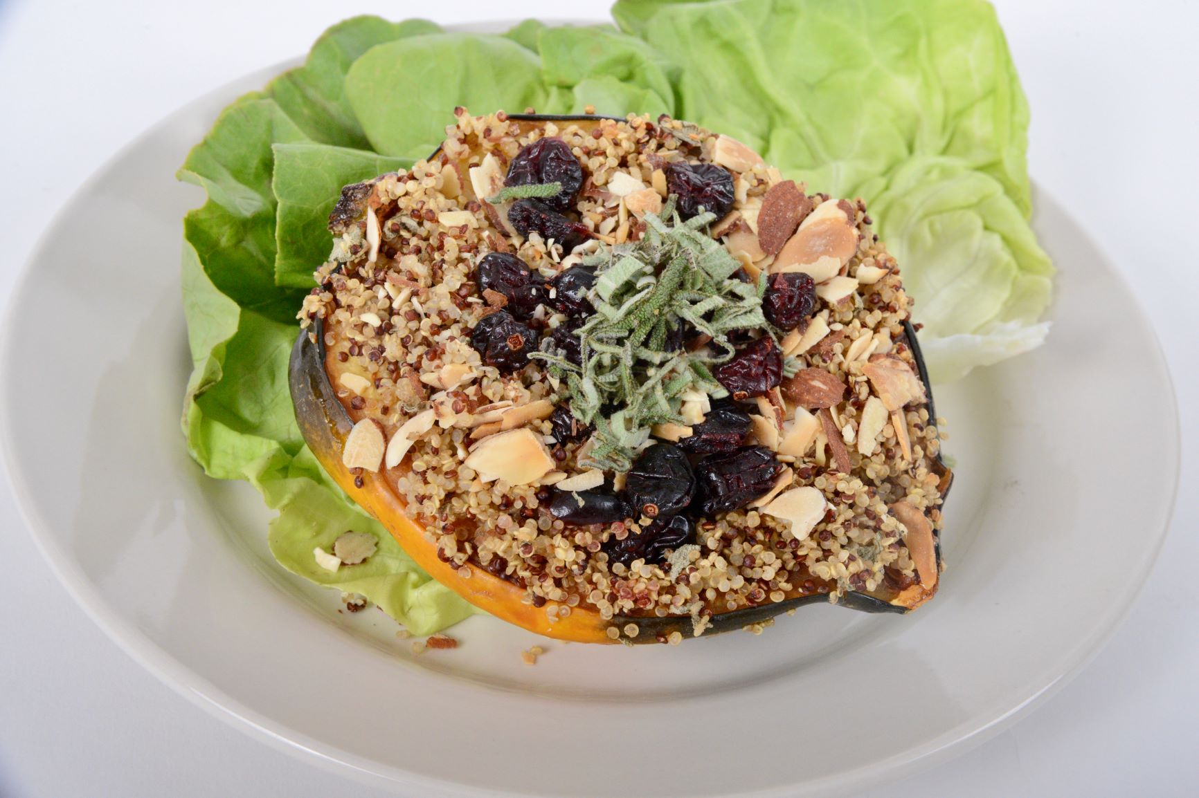 Vegan Stuffed Acorn Squash