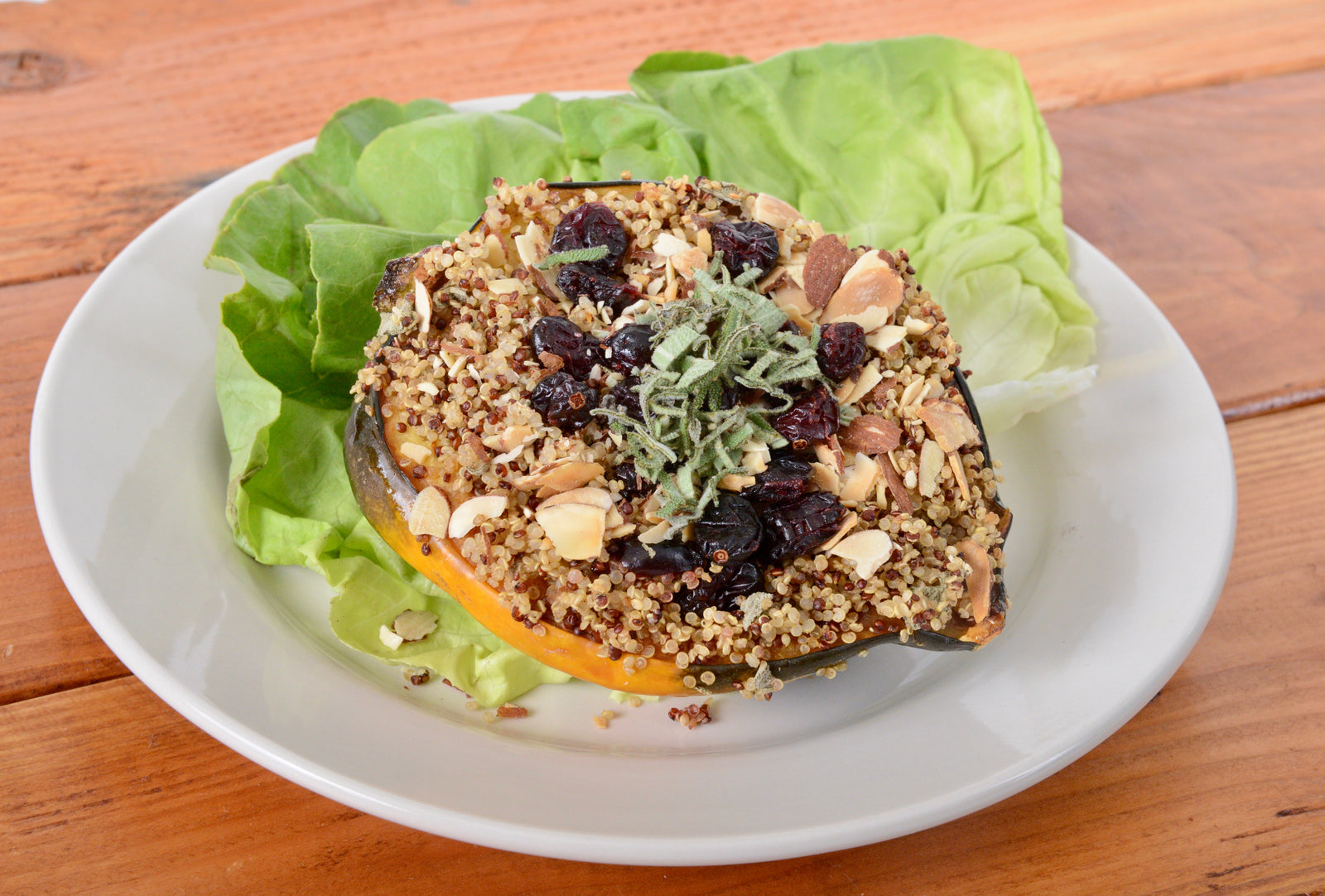 Vegan Stuffed Acorn Squash