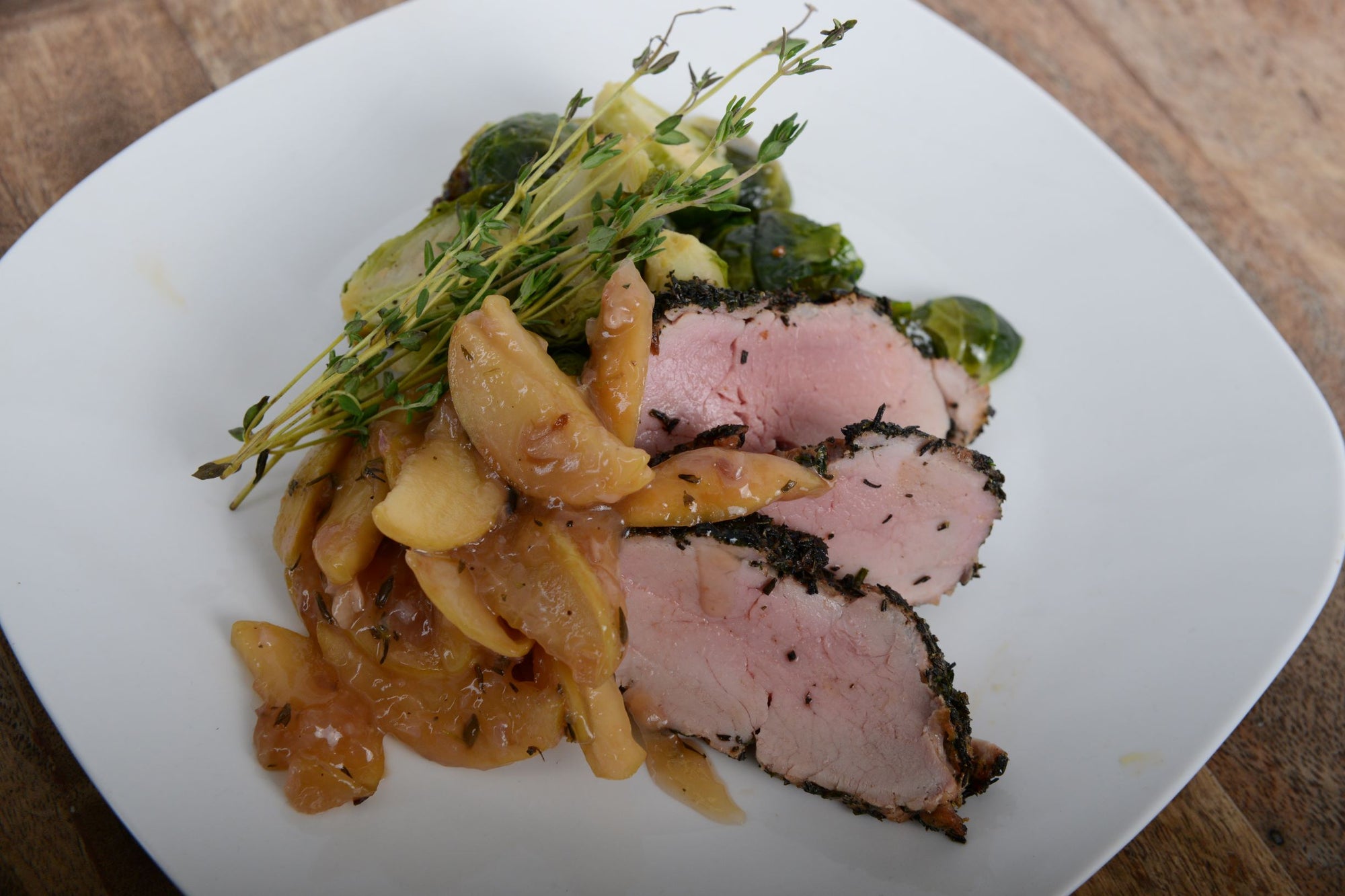 Pork Tenderloin w/ Caramelized Apples