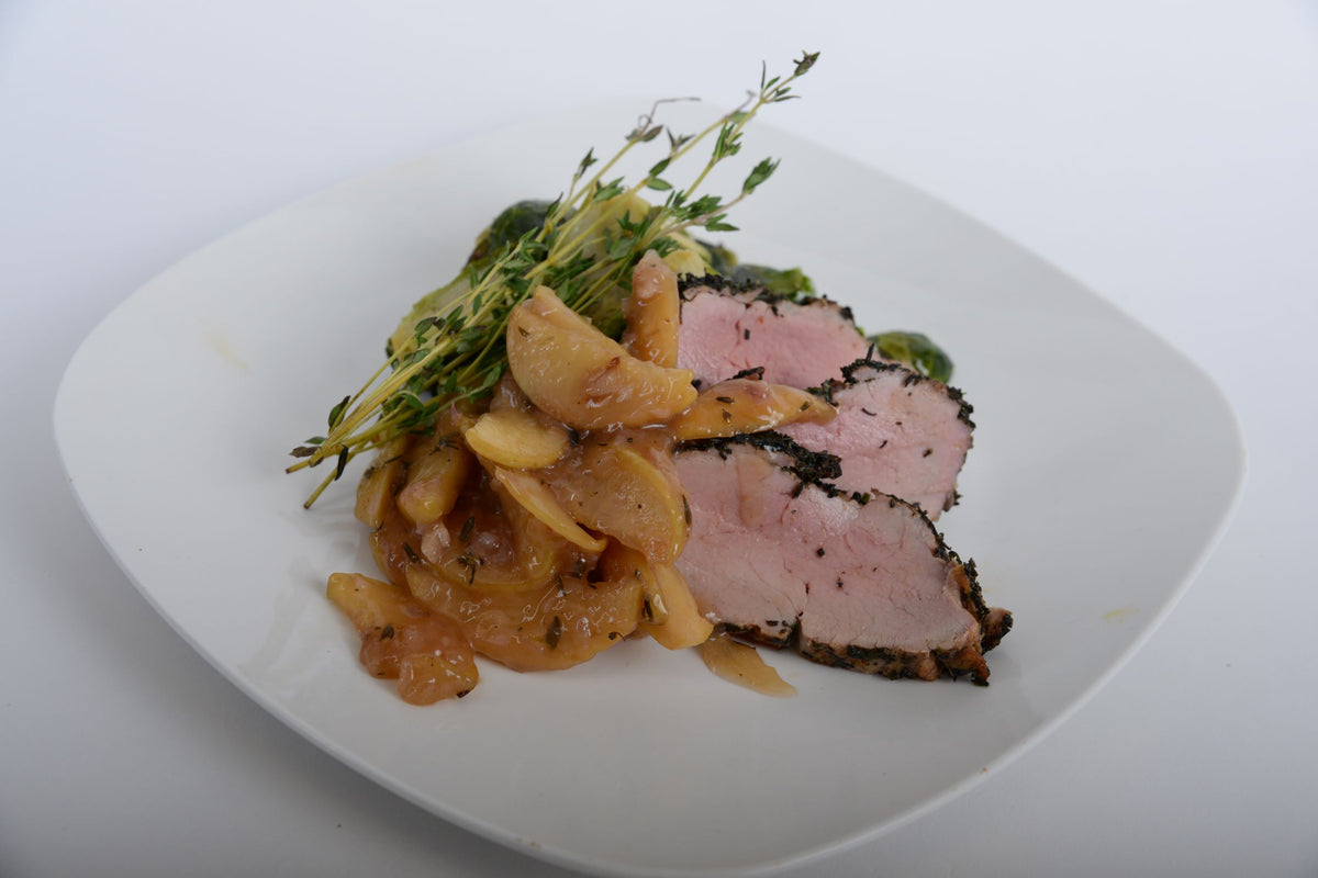 Pork Tenderloin w/ Caramelized Apples