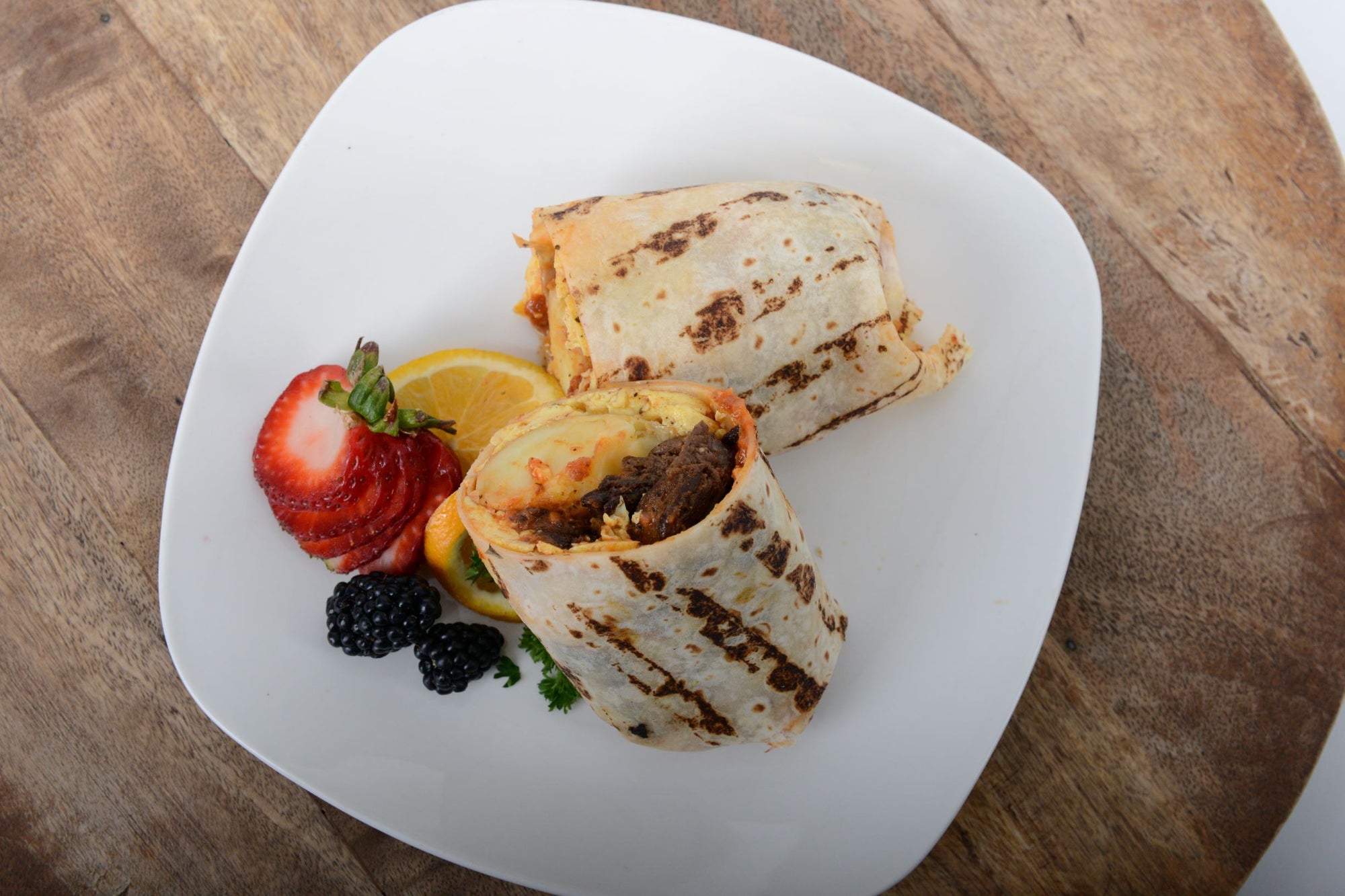 Gluten Free Vegetable Breakfast Burrito