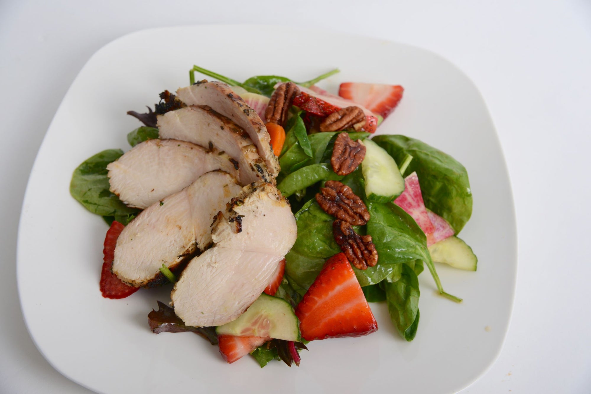 Spring Salad w/ Chicken or Salmon