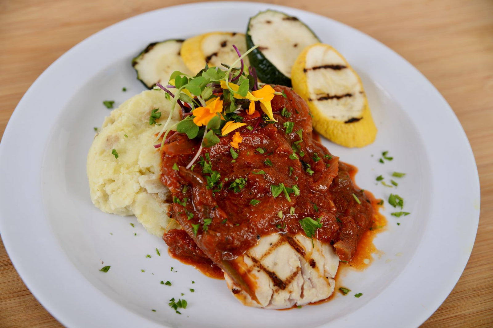 Grilled Mahi Mahi Ala Veracruzana