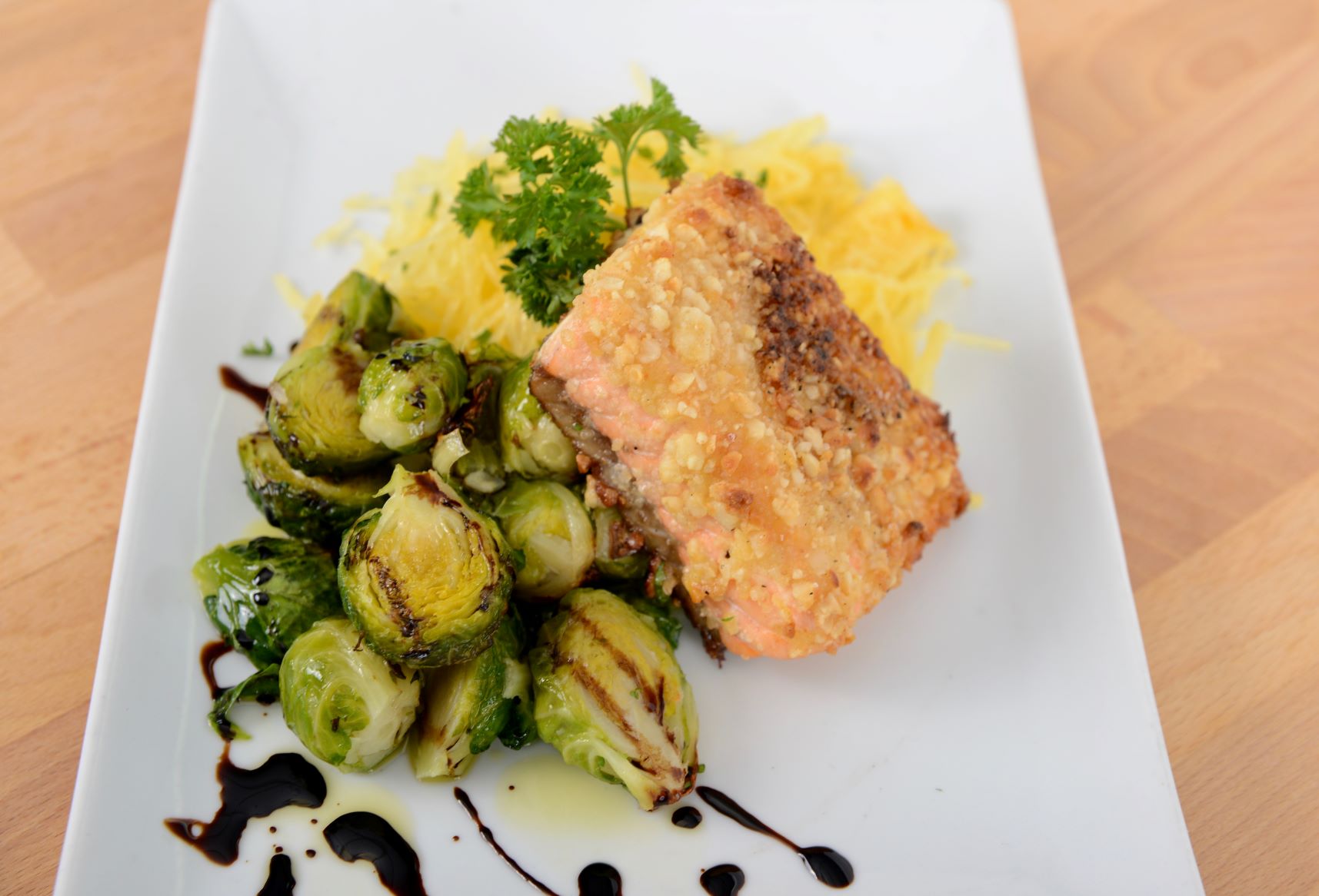 Macadamia Nut Crusted Wild Isles Salmon