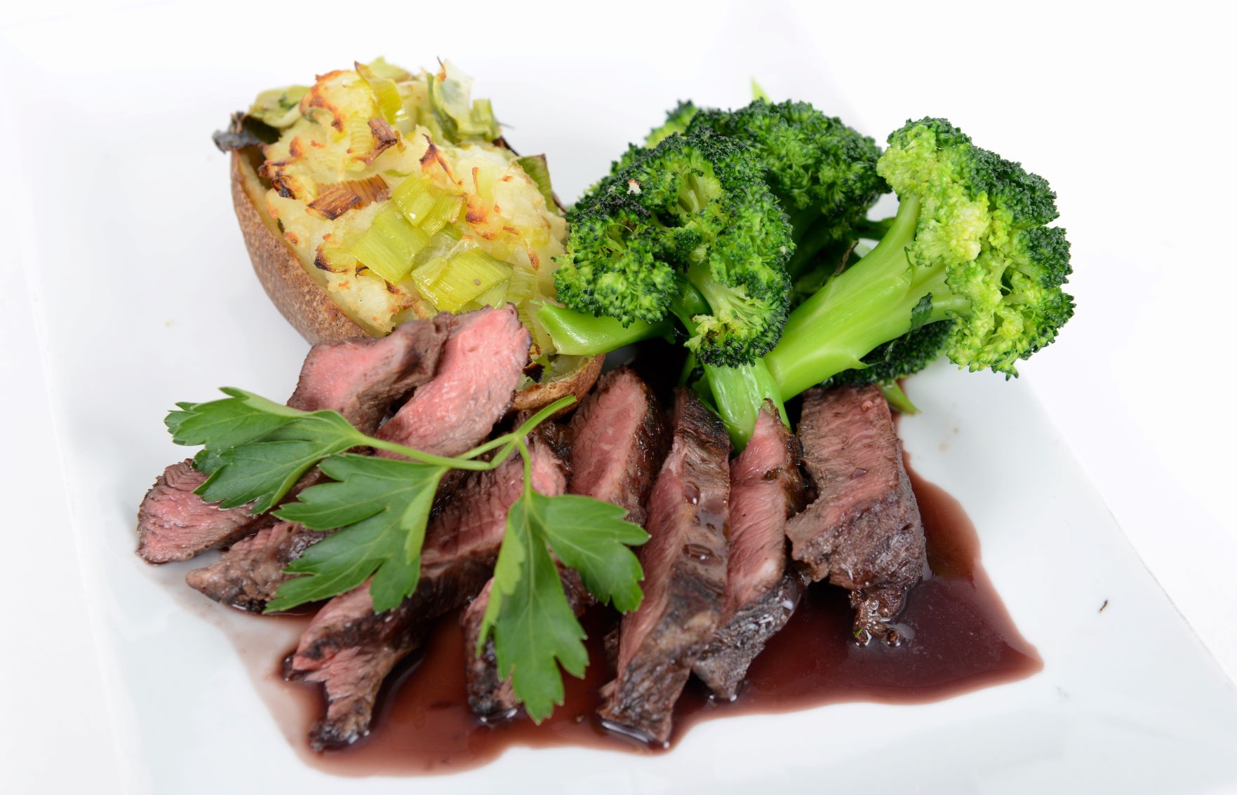 Flat Iron Steak w/ Red Wine Demi-Glaze (Monday 5/27 Delivery)