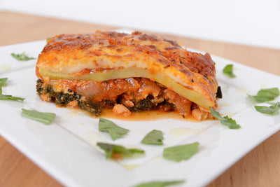 Turkey Moussaka w/ Zucchini & Eggplant