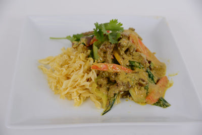 Grass Fed Beef w/ Coconut Curry