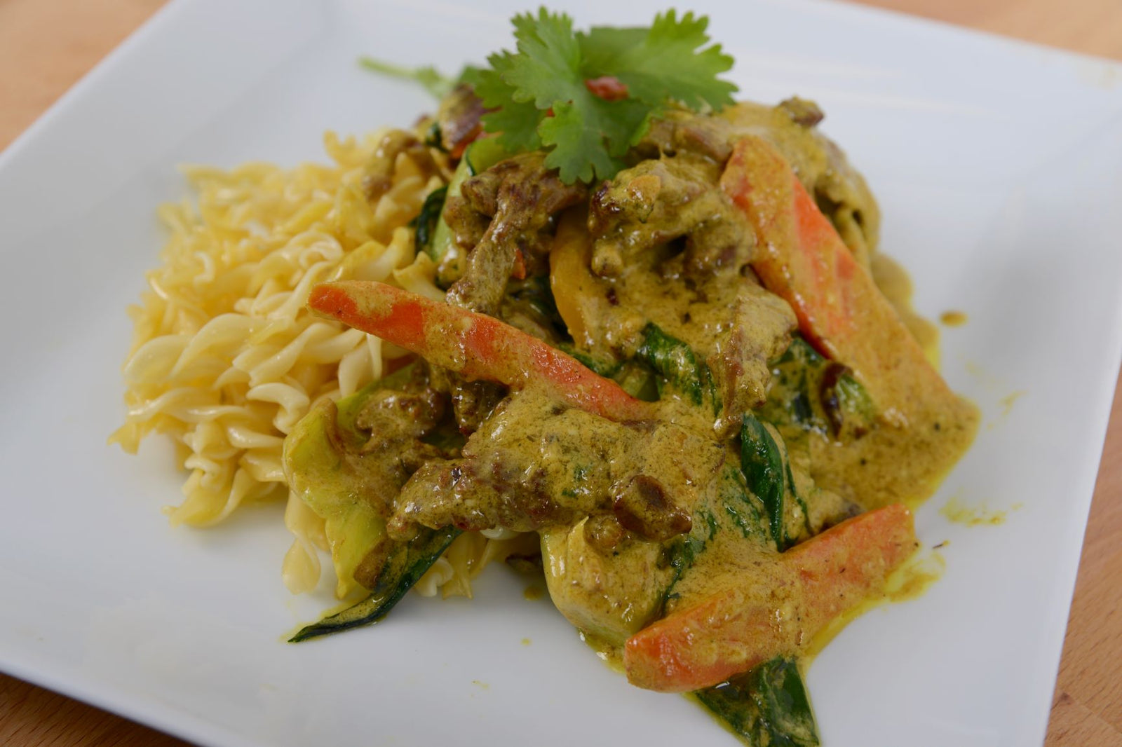 Grass Fed Beef w/ Coconut Curry