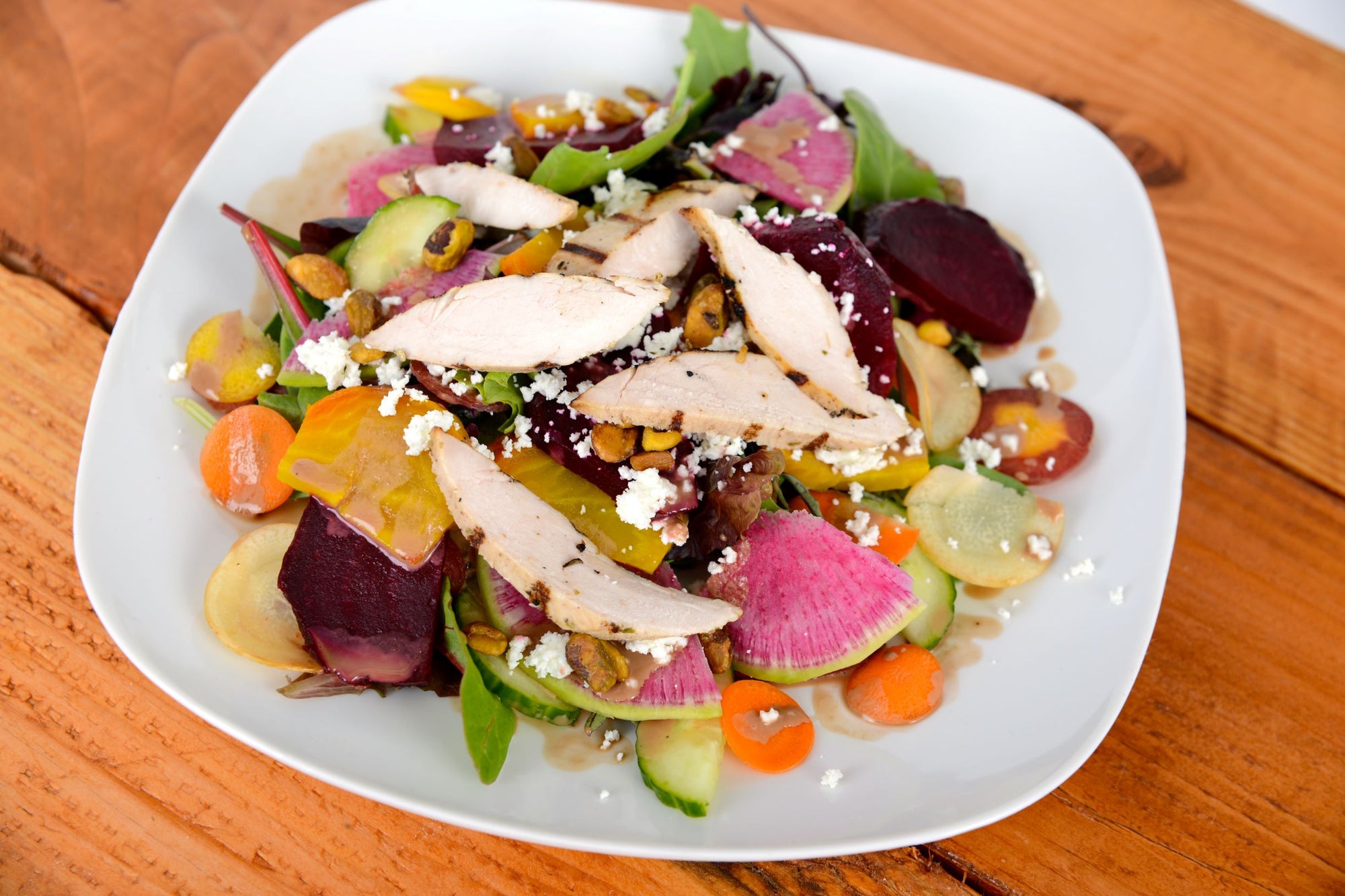 Beet Salad w/ Chicken Breast or Salmon