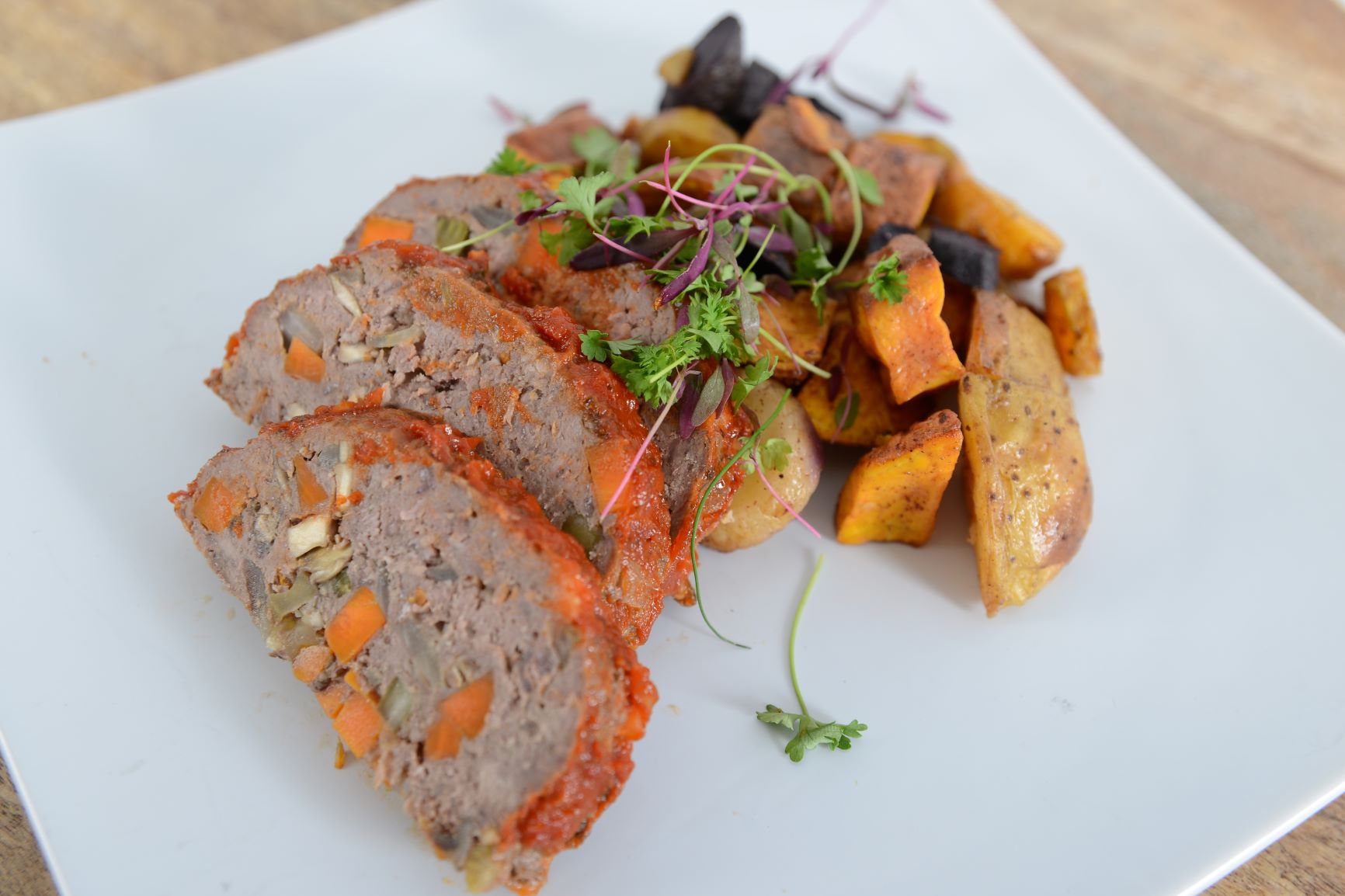 Grass Fed Beef & Veggie Meatloa