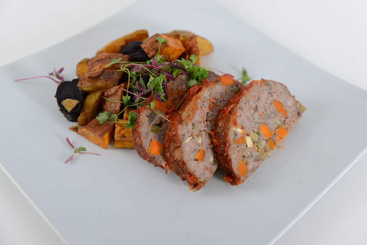Grass Fed Beef & Veggie Meatloa