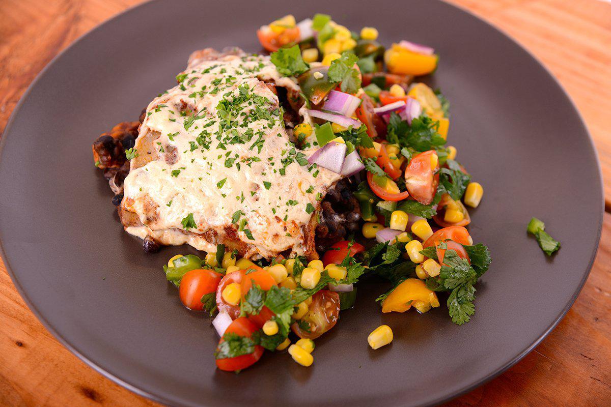 Vegan Yam Enchiladas